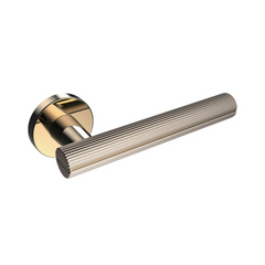 Kawajun - Solid Brass & Aluminium Door Leverset with Line Grip WBC