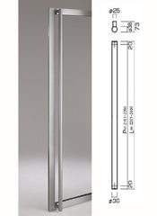 Kawajun - AT510 Brushed Stainless Steel Door Pull Handle