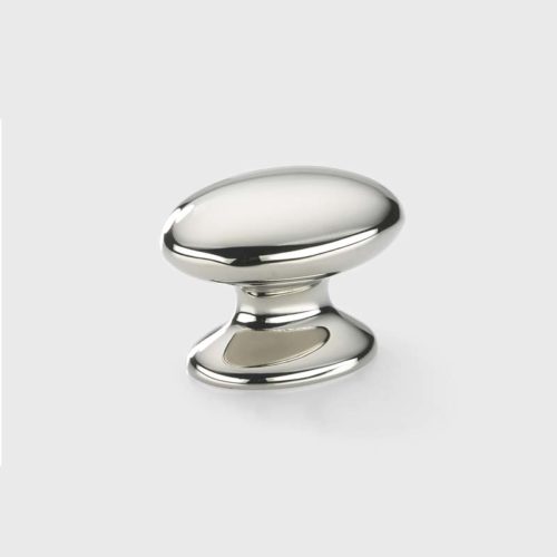 Bakes Solid Brass Oval Forged Cabinet Knob