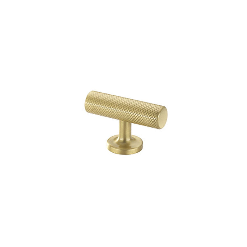 Brass Smooth T Bar Cabinet Pull