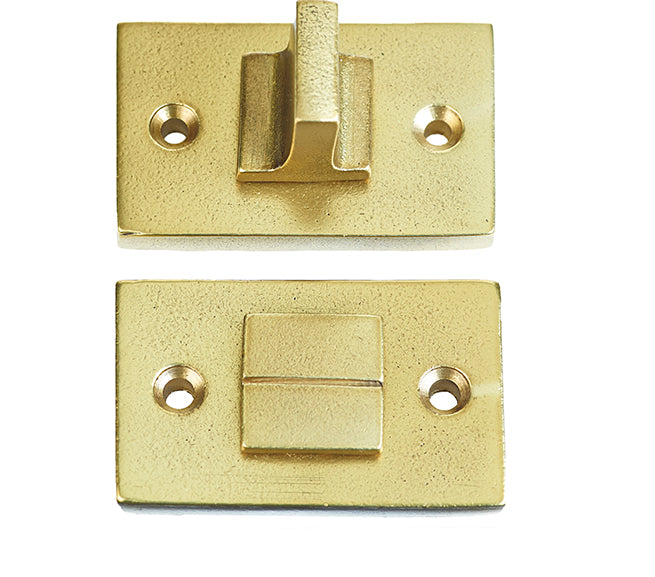 Rectangular Solid Brass Privacy turn