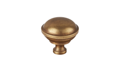 Queslett Solid Brass Knob - Rectangular Backplate