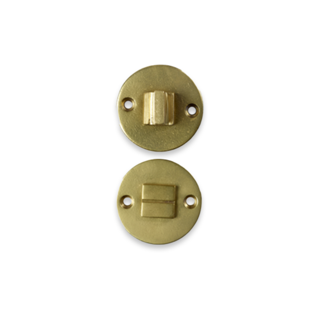 Round Solid Brass Privacy Turn