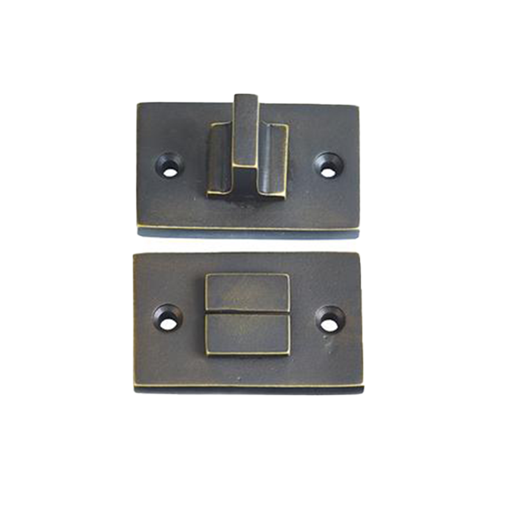 Rectangular Solid Brass Privacy turn