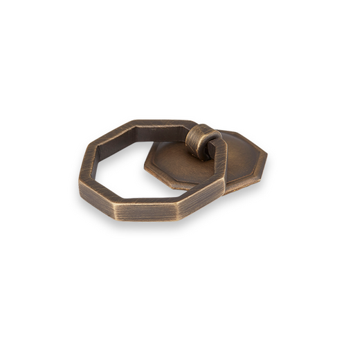 Crossways Solid Brass Ring Cabinet / Drawer Pull