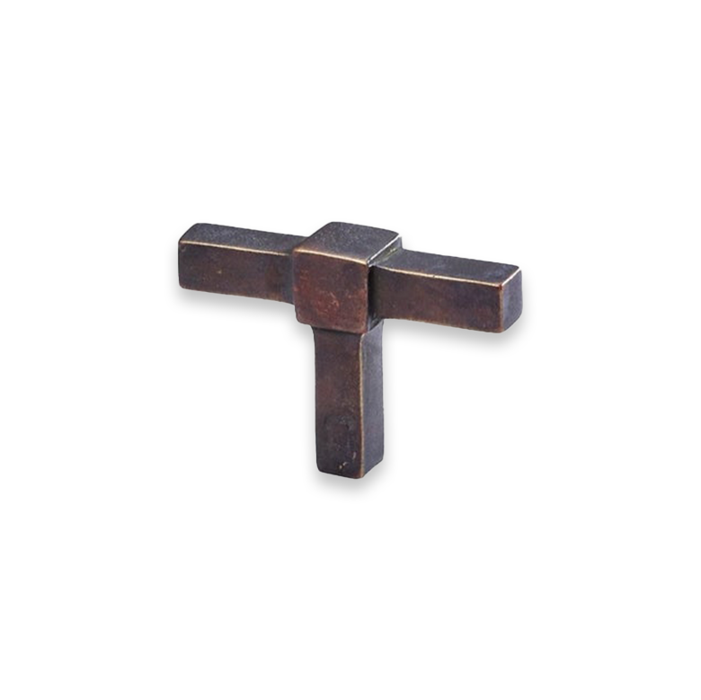 Cross Solid Brass Knob