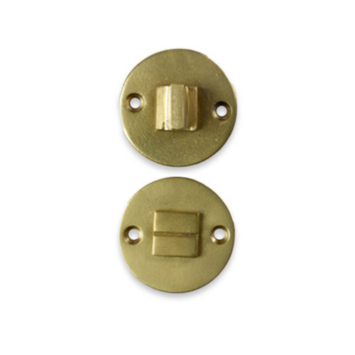 Round Solid Brass Privacy Turn