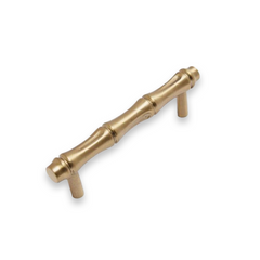 Bamboo Solid Brass Handle – Spark & Burnish