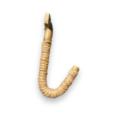 Rope Hook - Jute on Brass