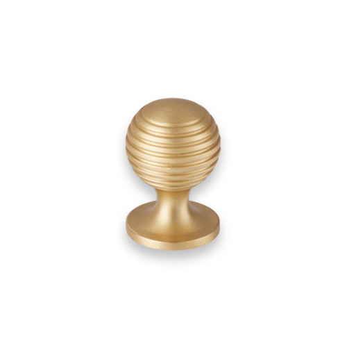 Merrick Solid Brass Round Cabinet Knob