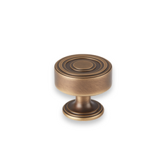 Wagstaffe Solid Brass Round Cabinet Knob