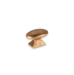 Bournville Solid Brass Oval Cabinet Knob