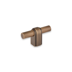 Gaumont Solid Brass T-Bar Cabinet Pull