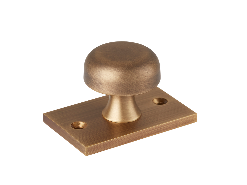 Washwood Solid Brass Round Cabinet Knob