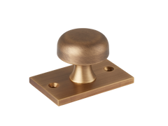 Washwood Solid Brass Round Cabinet Knob