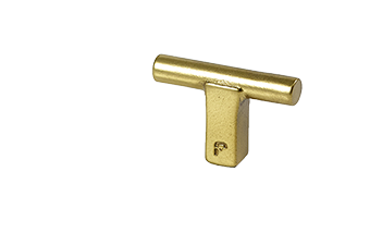 Core Solid Brass T-Bar Cabinet Knob