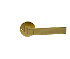 Anvil Solid Brass Door Lever Set