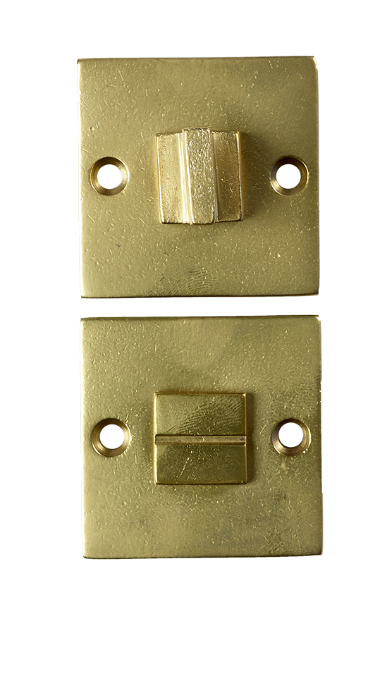 Square Solid Brass Privacy Turn